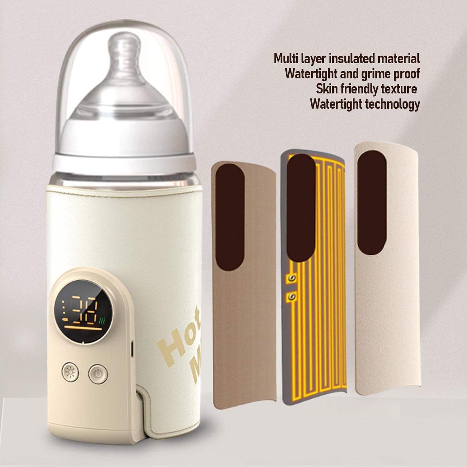 6000mAh-Portable Baby feeding Bottle Warmer Thumbnail 2